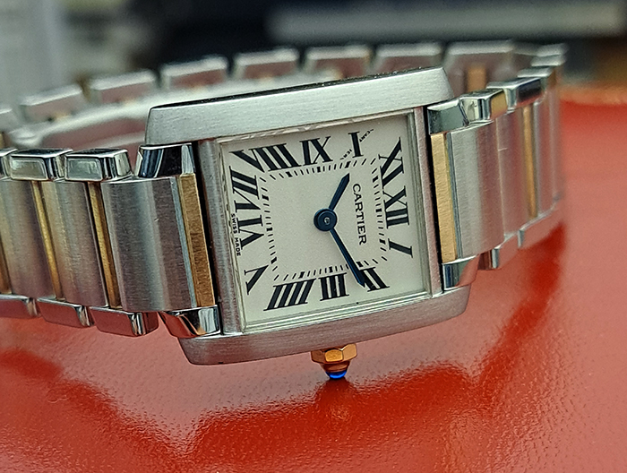 Ladies' Cartier Tank Francaise 18K YG/SS Quartz Ref. W51007Q4